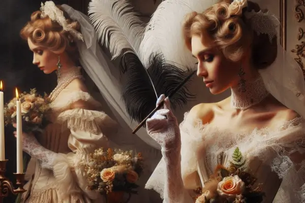 Como Recriar o Estilo de Noiva Francesa do Século XIX em Seu Casamento Temático